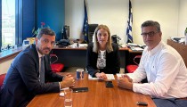 Συνάντηση Γ.Λέντζα με την Γ.Γ. Ενωσιακών Πόρων και Υποδομών του ΥΠΑΑΤ