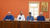 Ο Νεκτάριος Φαρμάκης σε έργα στην Ηλεία και σύσκεψη στο Δημαρχείο Πύργου για τον λιμένα Κατακόλου [PHOTOS]