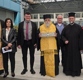 Μεταφορά της Δεξιάς Χειρός του Αγίου Σπυρίδωνος, από την Κέρκυρα, στο Νοσηλευτικό Ίδρυμα Πύργου 