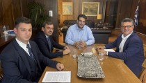 Συνάντηση του Δημάρχου Ανδραβίδας-Κυλλήνης με την ηγεσία του Υπουργείου Εσωτερικών για θέματα υποδομών και ανάπτυξης
