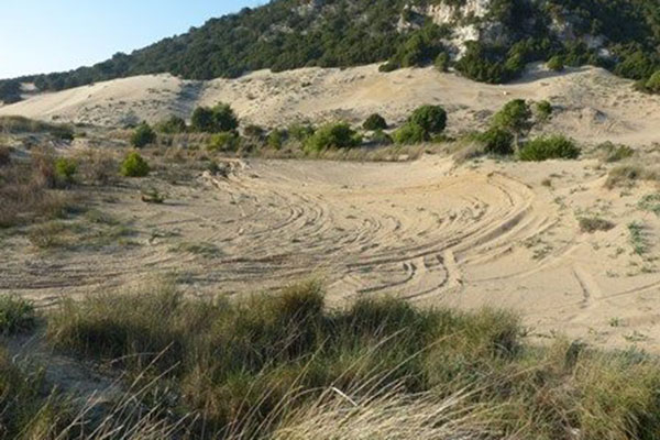 Όχι τροχοφόρα στους αμμόλοφους της Στροφυλιάς-Έκκληση του Φορέα Διαχείρισης σε κατοίκους και επισκέπτες της περιοχής