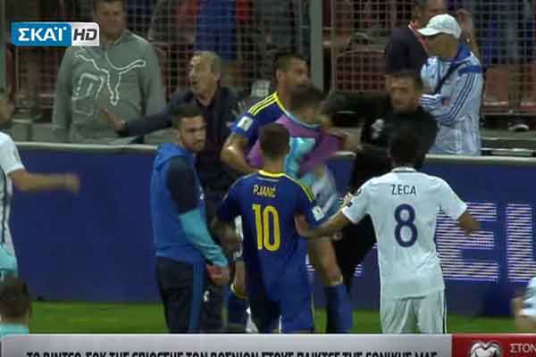 Μπουνιά από τον βοηθό προπονητή της Βοσνίας στον Γιαννιώτα