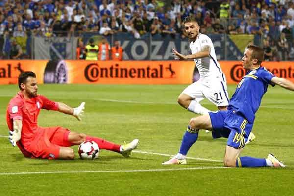 Σε τροχιά πρόκρισης η Εθνική- Ισοπαλία στην "καυτή" Βοσνία