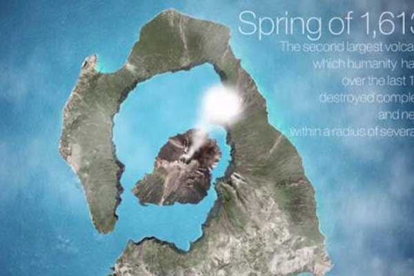 Συγκλονιστικό βίντεο: Ετσι γεννήθηκε η Σαντορίνη [βίντεο]