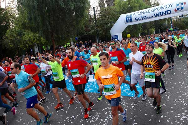 Στους δρόμους 50.000 αθλητές για τον 34ο Μαραθώνιο της Αθήνας