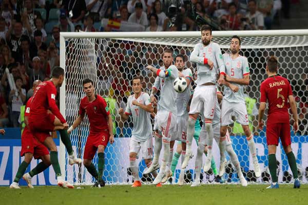 Μουντιάλ: Μόνος του ο Κριστιάνο Ρονάλντο πήρε ισοπαλία από την Ισπανία