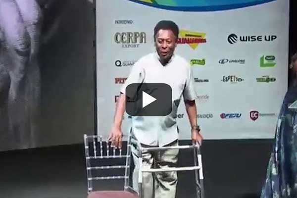 Βίντεο: Συγκίνηση για τον σπουδαίο Πελέ -Με «πι» σε εκδήλωση 