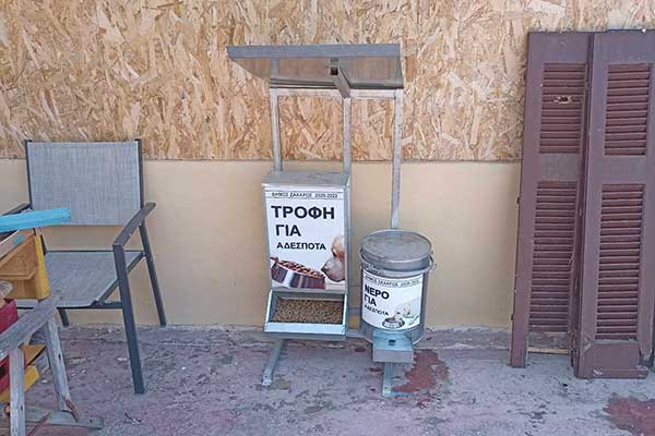 τοποθέτηση-ταΐστρα-σημείο-σταθμός-Καϊάφα