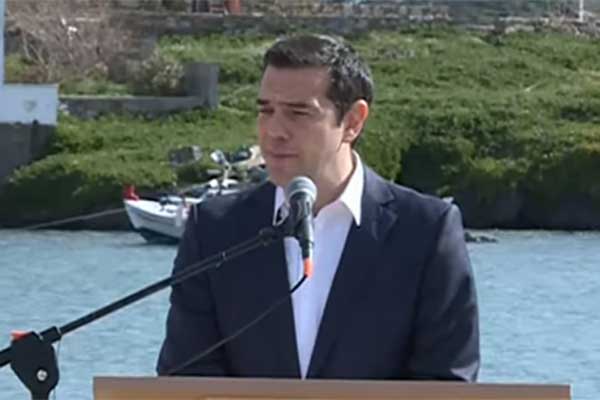 Τσίπρας από τα Ψαρά: Να σταματήσει η Τουρκία τις παράνομες ενέργειες στο Αιγαίο 