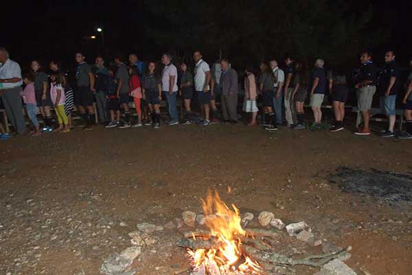 Σκαφιδιά: Στις εκδηλώσεις της κατασκήνωσης της Προσκοπικής ομάδας η Ένωση Παλαιών Προσκόπων Ηλείας
