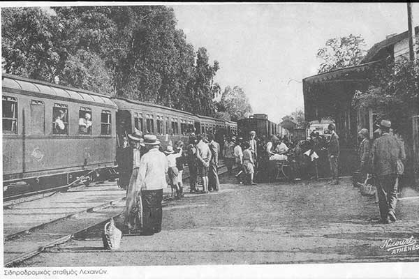 σταθμος λεχαινα 1930
