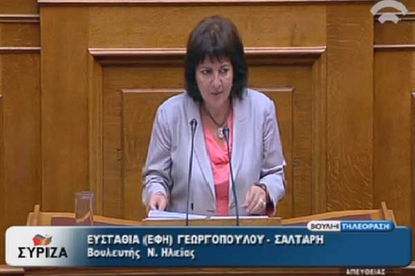 Έφη Γεωργοπούλου-Σαλτάρη: Έργα αναβάθμισης του αύλειου χώρου στο Δημοτικό Σχολείο Αρχαίας Ολυμπίας