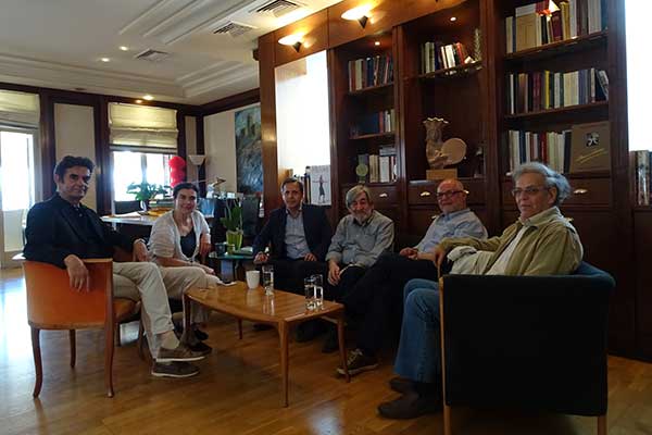 Συνάντηση Γεωργιόπουλου και εκπροσώπων του Φεστιβάλ Κινηματογράφου Ολυμπίας με τη Λυδία Κονιόρδου - Στόχος η ανάπτυξη του θεσμού