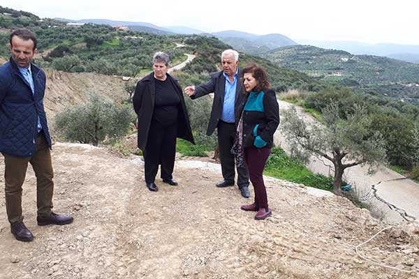 Eπίσκεψη της βουλευτού Ηλείας του ΣΥΡΙΖΑ Έφης Γεωργοπούλου-Σαλτάρη στους Ταξιάρχες Ζαχάρως [PHOTO]