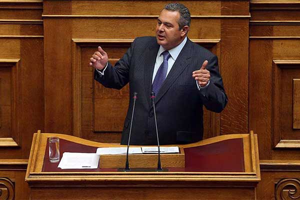 Π. Καμμένος: Εχουμε δύο Ελληνες ομήρους σε τουρκικές φυλακές